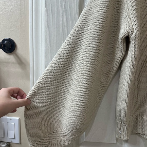 Princess Polly Balloon Sleeve Cream Sweater - Picture 4 of 4